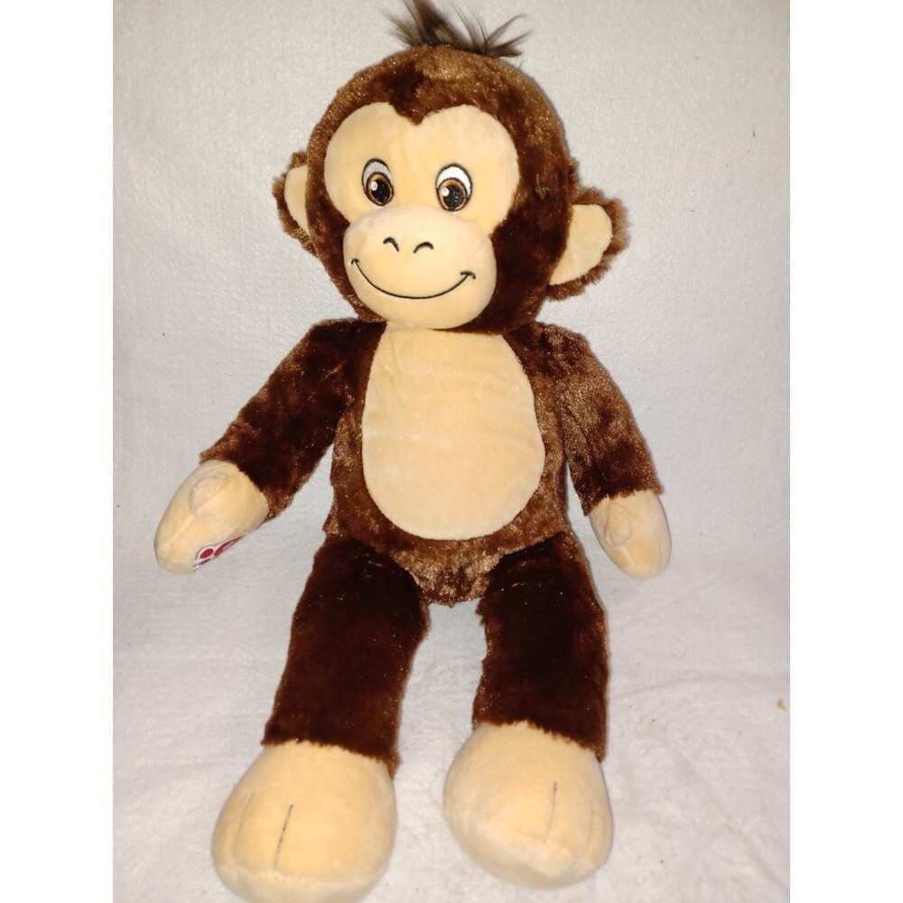 Build A Bear Workshop Monkey Brown and Tan Plush Stuffed Animal